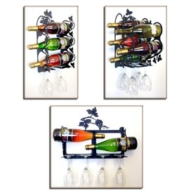 Detail image Wall Mount Grapevine Wine Rack