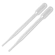 Plastic Transfer Pipettes 3ml, Gradulated, Pack of 100