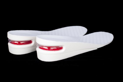 WSWS - Height Increase Elevator Shoes Insole (White Color) for Men - 5 cm (Approximately 2 Inches) Taller - White Color + a Free WSWS Shoe Cleaning Cloth On Sale