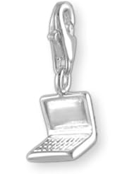 MELINA Charms clip on pendant laptop notebook computer sterling silver 925