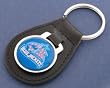 Columbus Blue Jackets Leather Keychain