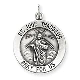 Sterling Silver St. Jude Thaddeus Medal