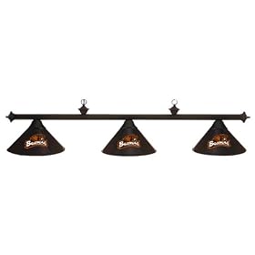 Oregon State Beavers 3pc BLACK METAL SHADE POOL TABLE LIGHT LAMP