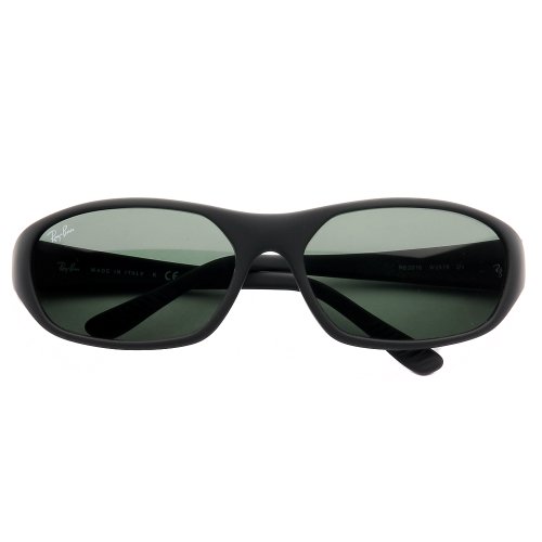 Ray Ban - Daddy-O Square Frame Sunglasses (Matte Black/Grey)