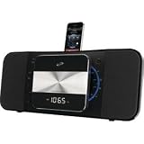 iLive IHP310B Home Music System with CD Player and Docking Station for iPhone and iPod
