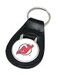 New Jersey Devils Leather Keychain