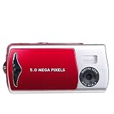 DC-1908E 3.0MP (4MP HW Interpolated) Digital Camera (Red)