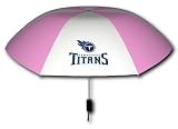 Rainmate Rainwear NFL Tennessee Titans Pink & White 42-Inch Folding Umbrella