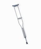 Medline Push Button Crutches - Medium Adult, 5'2