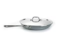 All Clad Stainless-Steel 12-Inch Fry Pan with Lid