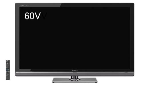 【エコポイント対象商品】 SHARP AQUOSクアトロン 3D対応 60V型地上・BS・110度CSデジタルフルハイビジョン液晶テレビ LC-60LV3