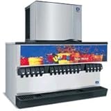 SerVend 16 Valve Ice / Beverage Dispenser with 400 Lbs Ice Capacity