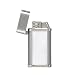 Flip Top Brush Chrome Lighter with Wooden Gift Box