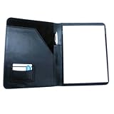Leatherbay Classic Padfolio - Black