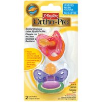Playtex Ortho Pro Newborn Latex Pacifier - 2 Pack