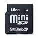 SanDisk 1GB miniSD Card (SDSDM-1024-A10M, Retail Package)
