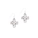 Sterling Silver Filigree Cross Earrings