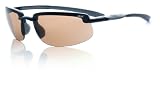 Bolle Sport Upshot Sunglasses (Shiny Black/EagleVision 2 Dark, AR)
