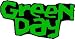 Green Day Music Band Patch - Green Graffiti Name Logo