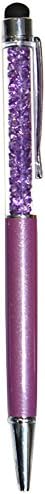 Crystal Icing Crystal Stylus Pen - Retail Packaging - Purple
