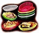 Medium Green Plastic Oval Basket (06-0734) Category: Miscellaneous Accessories