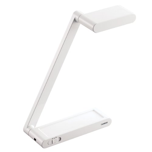 TWINBIRD 単三乾電池とAC電源で使用可能 たためるLEDライト ホワイト LE-H315W