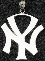 New York Yankees NY Giant Silver Pendant