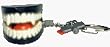 Chattering Vampire Teeth key chain by Basic Fun