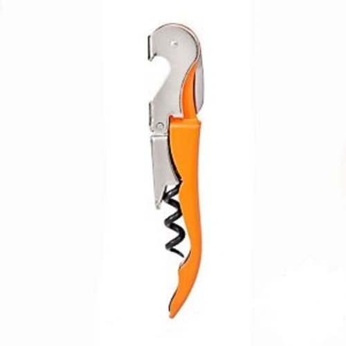 Orange Corkscrew Doubled Hinged Server / Waiters Wine Key #CH004-ORG