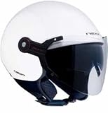 Produkt-Bild: NEXX X60 Vision Flex, Motorradhelm, Jethelm mit Sonnenblende, weiss, Gr.XL