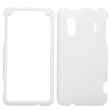 GTMax White Hard Rubberized Snap On Case + Clear LCD Screen Protector + Car ....