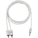 Jensen iPod RCA Cable - White (JP3106)