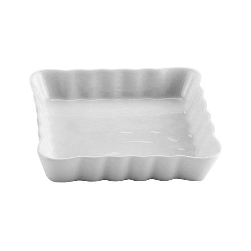 HIC Porcelain Square Creme Brulee Dish, 4