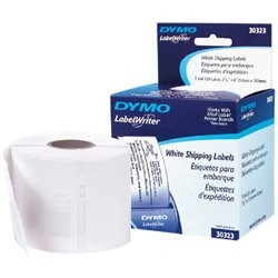 DYMO LabelWriter White Shipping Label, 2 1/8