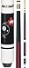 Sporting Goods : Adjustable Length and Weight 48 inch Maple Pool Cue - with Red Wrap and 8 Ball Design
