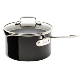 Buy All-clad Emerilware Hard Enamel Nonstick 1-qt Sauce Pan Black