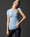 TOMMY HILFIGER Ruched Henley Top