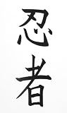 Kawasaki Japanese Kanji NINJA vinyl decal sticker