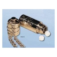 Aluminum Pill Fob with Necklace