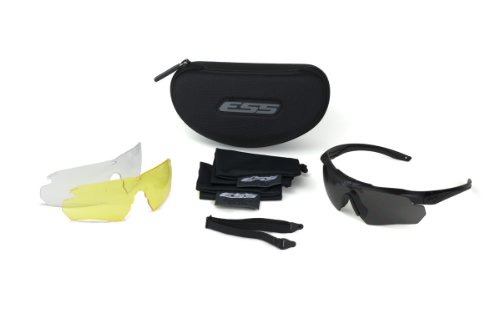 ESS Eyewear Cross Series Crossbow 3LS Kit, Black