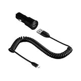 HTC CC C200 USB/Micro USB Car Charger with HTC Logo