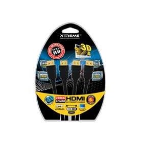 Xtreme Cables 6 Feet High Speed HDMI Cable with Ethernet, 2 Pack