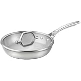 Calphalon AccuCore Stainless Steel Skillet with Cover, 10-Inch
