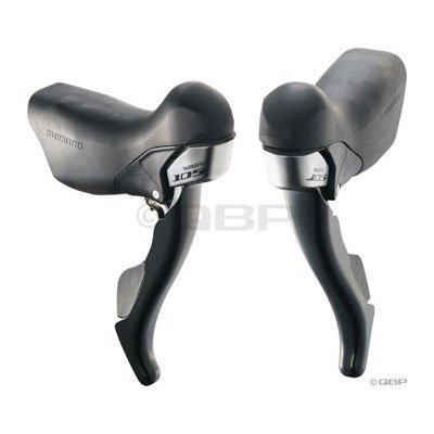 Shimano ST-5700 105 STI Double Shifter Lever Set (10-Speed, Black)