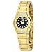 Bill Blass Ladies Gold-tone Black Dial The Chairman Watch 40412