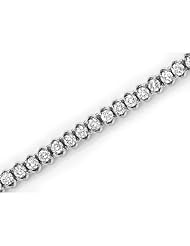 14K White Gold Diamond Bracelet