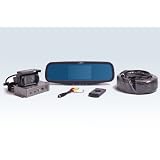 Backup Camera System w/ 4.2' TFT LCD Color Rear View Mirror Monitor, 130° CCD Camera with Night Vision Audio All the Wires, Connectors and Mounts You Will Need. For Pick-up Trucks, Rv's Trucks Trailers, Bus, Etc.