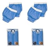 Gerber All In One Waterproof Training Pants – 4 Pack (3T (32-35 lbs), Boy’s Colors)
