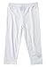 Sportoli® Baby Girls and Toddlers Cotton Blend Jersey Knit Solid Long Leggings - White (Size 4T)