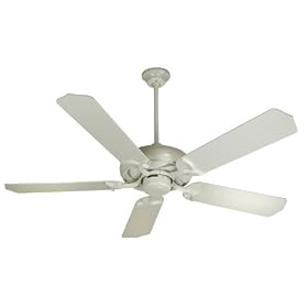 Craftmade CI52W 52-Inch Civic Ceiling Fan with B552S-WP White Polygloss Blade Set, White